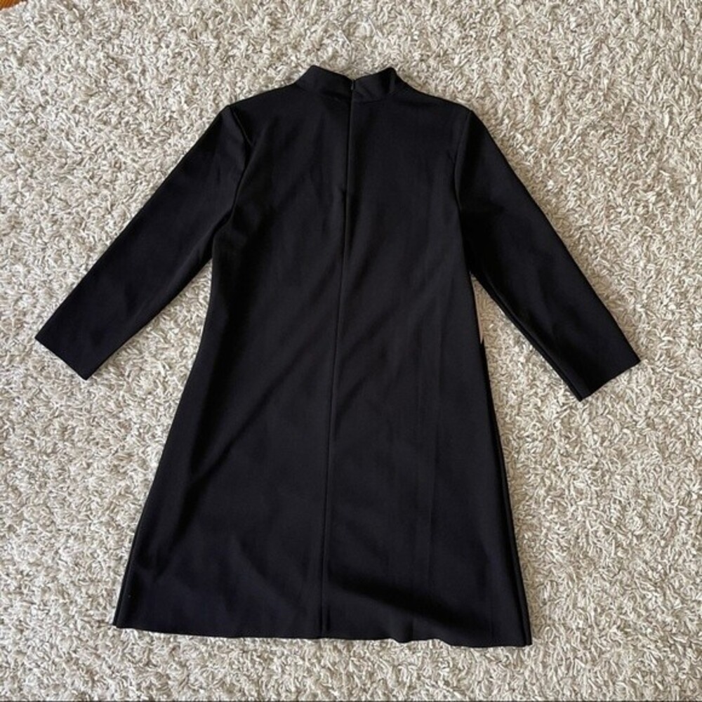 NWOT Zara Black Long Sleeve Mini Dress - Picture 6 of 6